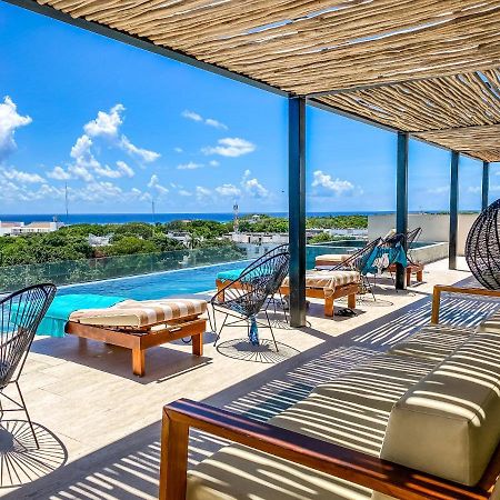 Big Studio At Kaab By The Beach With Roof Top Pool, Sauna And Jacuzzi Near Paseo Del Carmen Mall Playa del Carmen Extérieur photo