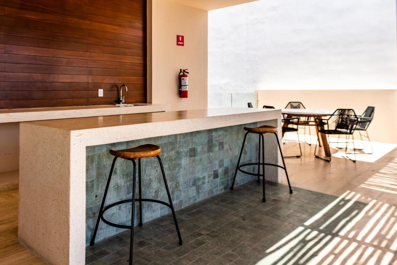 Big Studio At Kaab By The Beach With Roof Top Pool, Sauna And Jacuzzi Near Paseo Del Carmen Mall Playa del Carmen Extérieur photo
