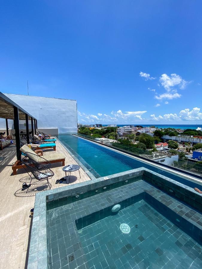 Big Studio At Kaab By The Beach With Roof Top Pool, Sauna And Jacuzzi Near Paseo Del Carmen Mall Playa del Carmen Extérieur photo